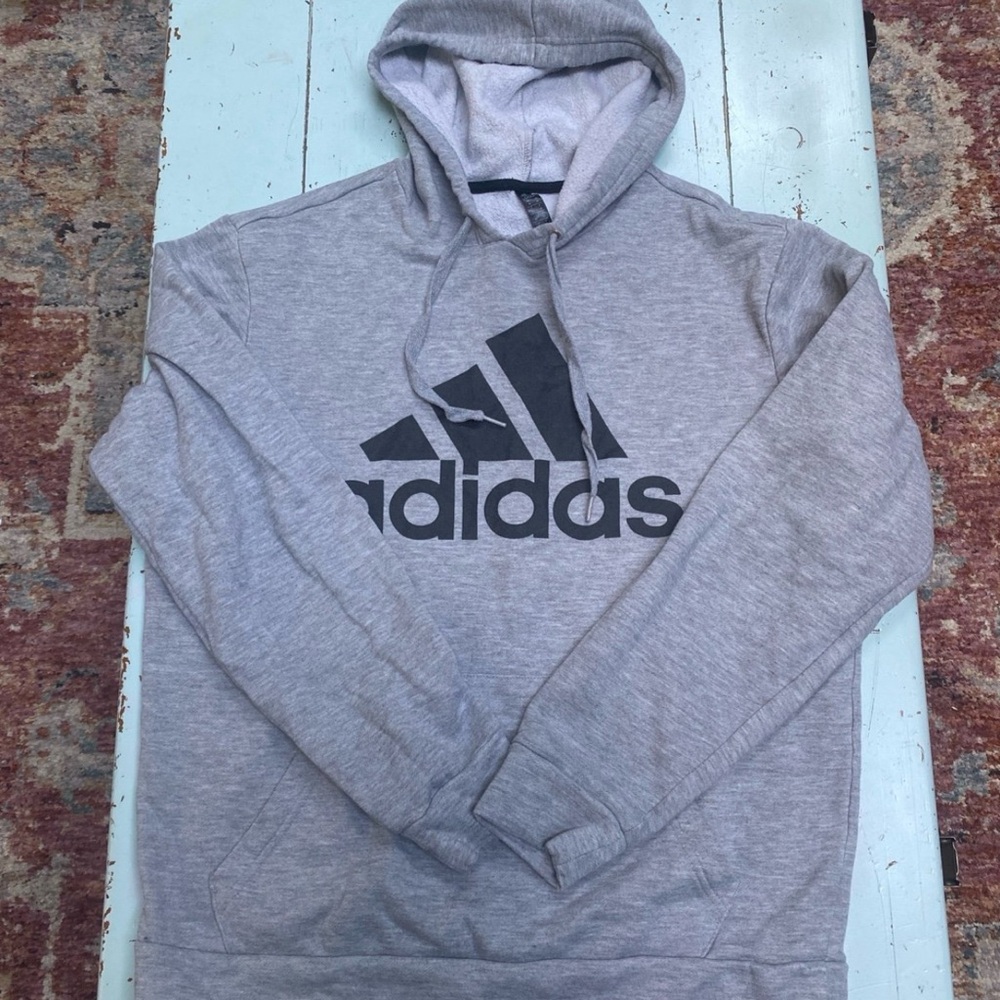 Men’s medium adidas grey hoodie